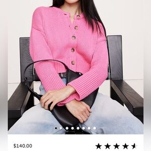 100% cotton cable cardigan